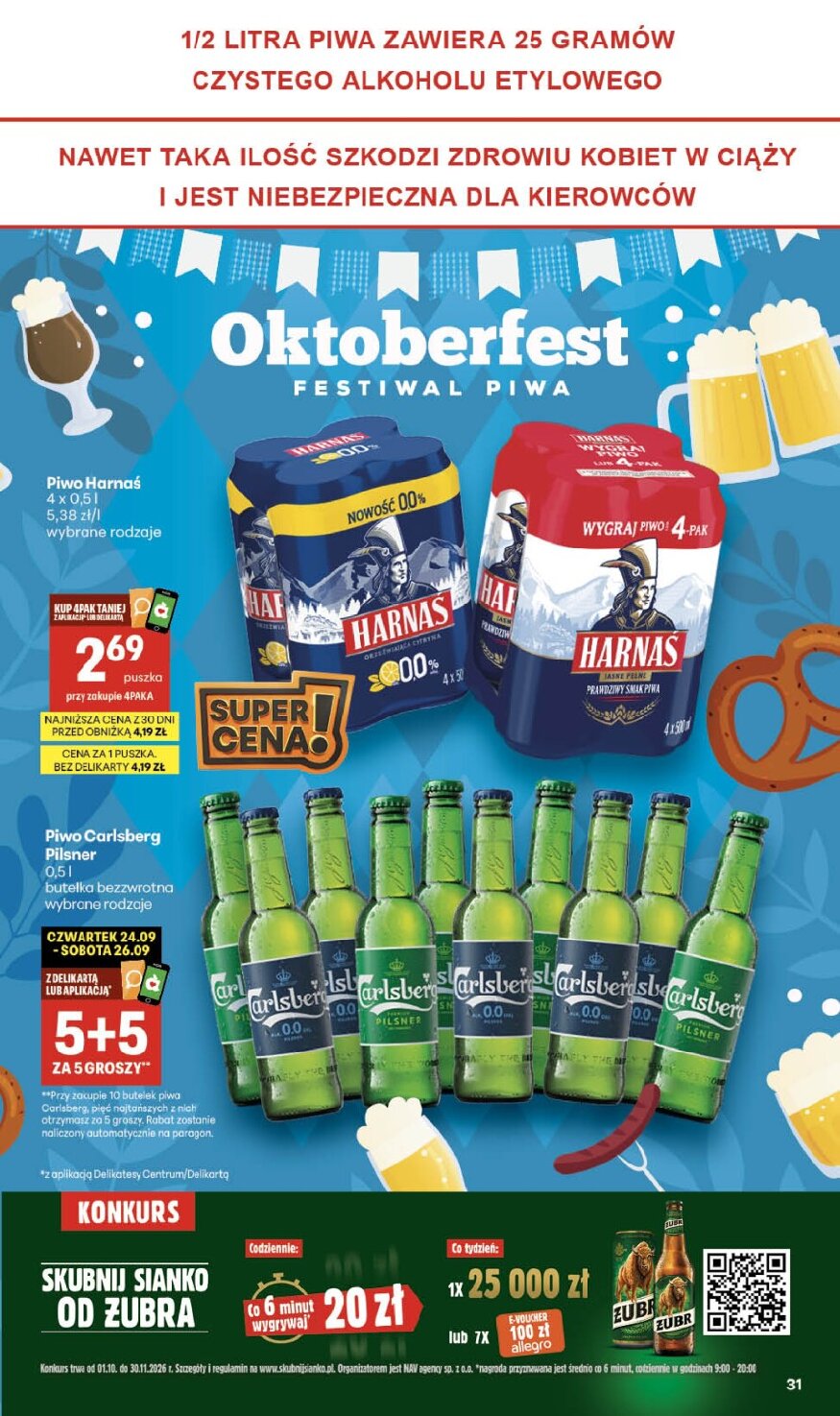 Gazetka Delikatesy-centrum 24/09/2026 – 30/09/2026 - gazetki promocyjne str. 31