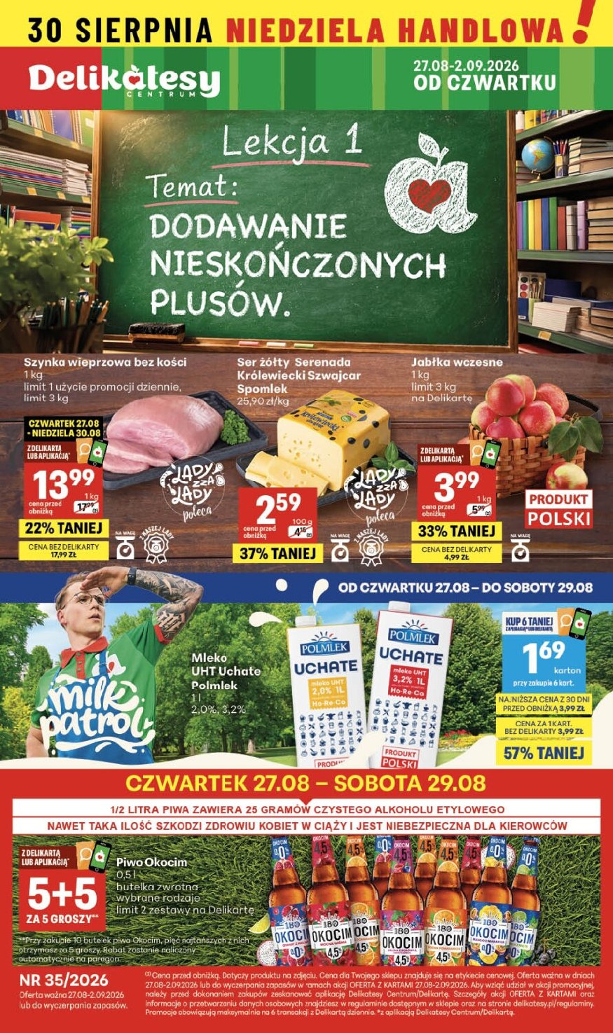 Gazetka Delikatesy-centrum 27/08/2026 – 02/09/2026 - gazetki promocyjne str. 1