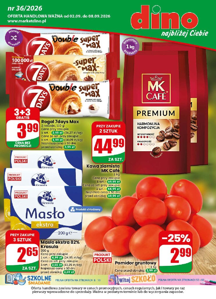 Gazetka Dino 02/09/2026 – 08/09/2026 - gazetki promocyjne str. 1
