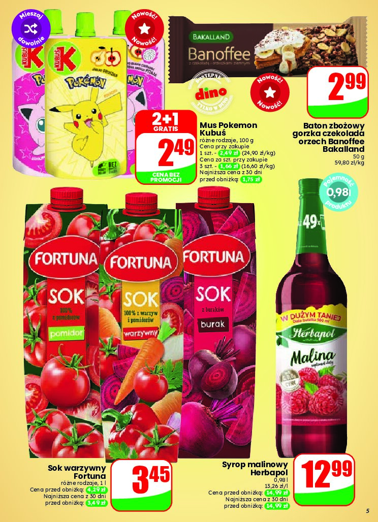 Gazetki promocyjne – napoje - gazetki promocyjne str. 38