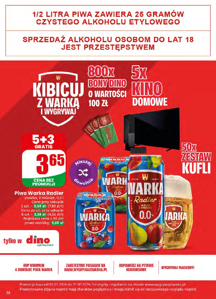 Gazetka Dino 08/07/2026 – 14/07/2026 - strona 50