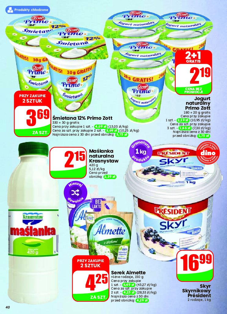Gazetka Dino 09/09/2026 – 15/09/2026 - gazetki promocyjne str. 40