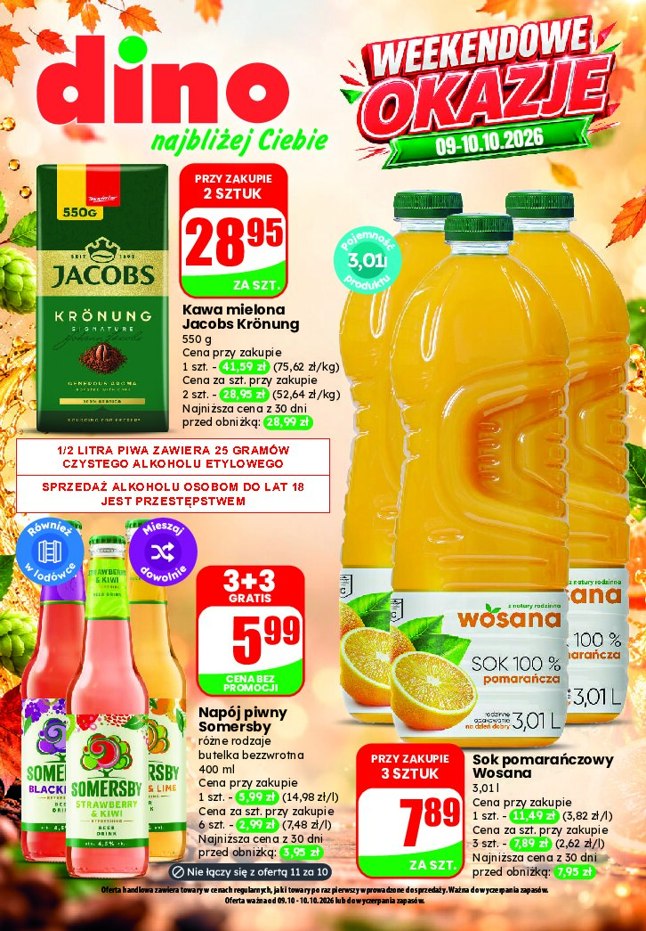 Gazetki promocyjne – napoje - gazetki promocyjne str. 18