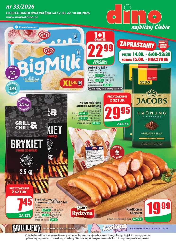 Gazetka Dino 12/08/2026 – 18/08/2026