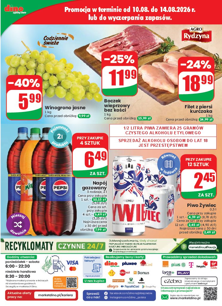 Gazetka Dino 12/08/2026 – 18/08/2026 - strona 85