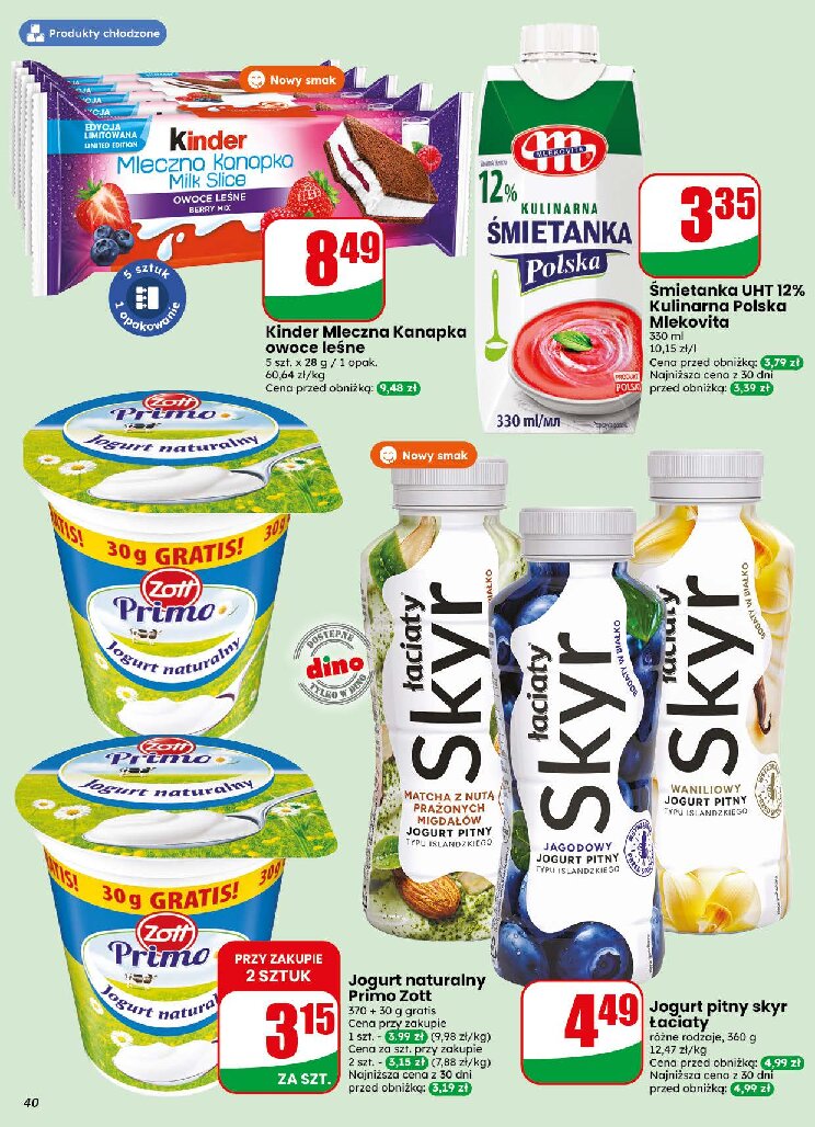 Gazetka Dino 16/09/2026 – 22/09/2026 - gazetki promocyjne str. 40