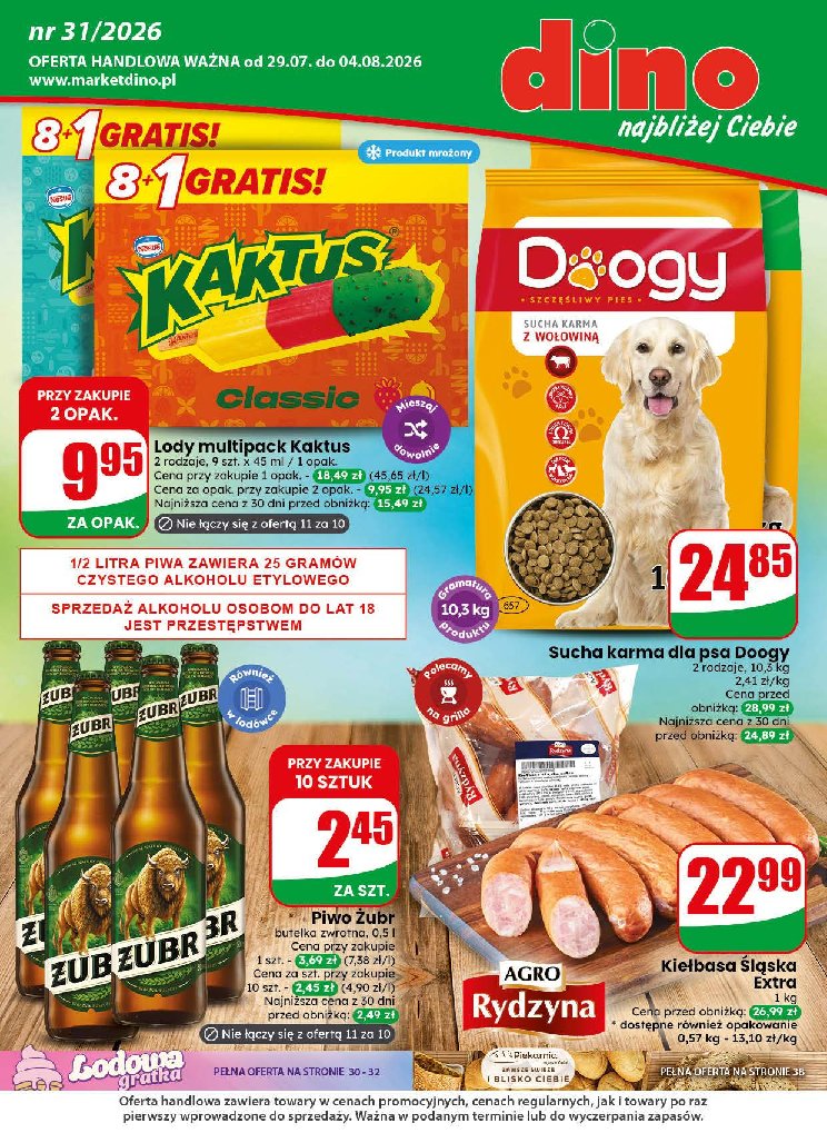 Gazetka Dino 29/07/2026 – 04/08/2026