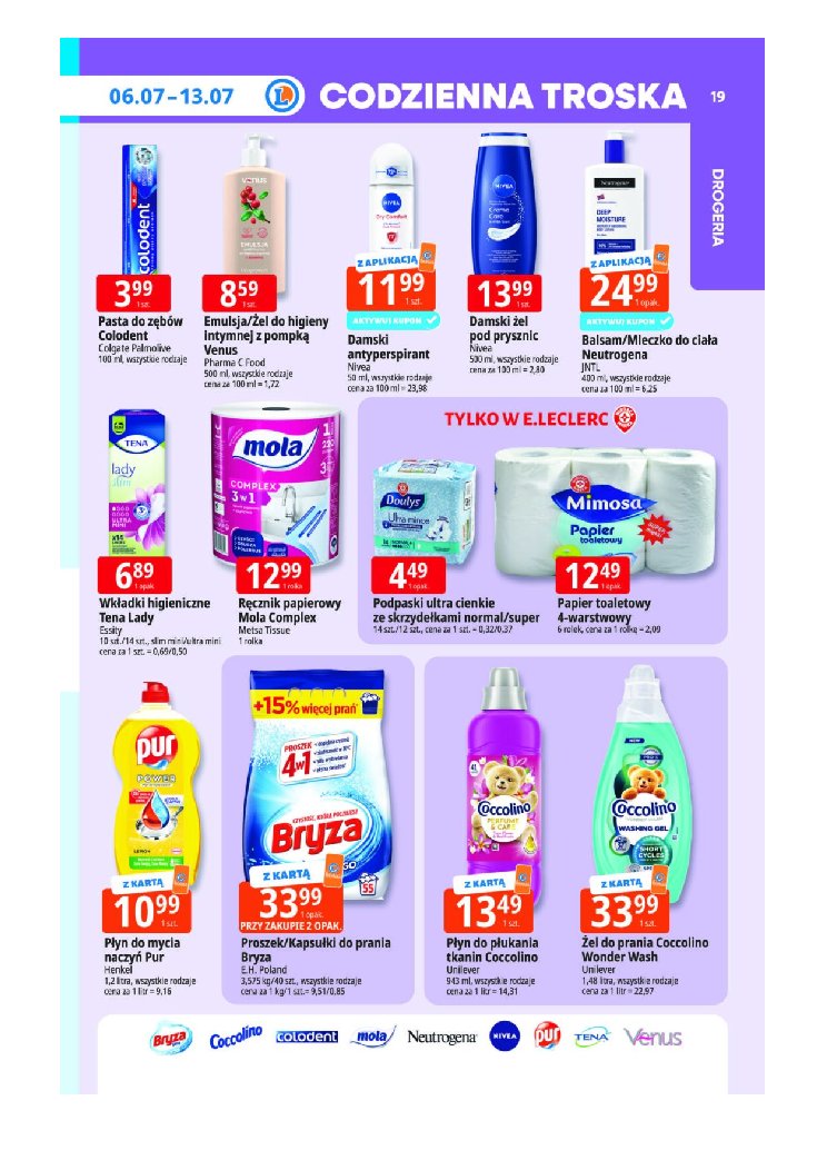 Gazetka E-leclerc 06/07/2026 – 13/07/2026 - strona 19
