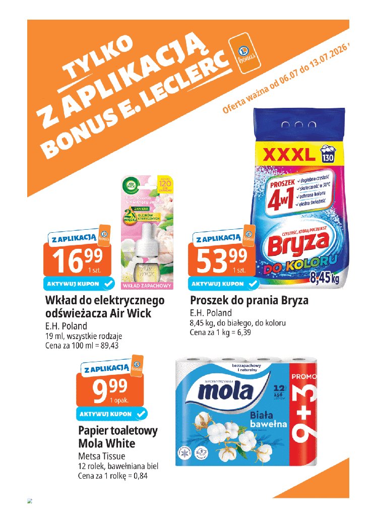Gazetka E-leclerc 06/07/2026 – 13/07/2026