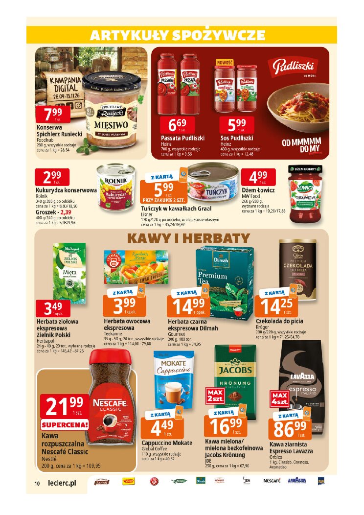 Gazetka E-leclerc 06/10/2026 – 17/10/2026 - gazetki promocyjne str. 10