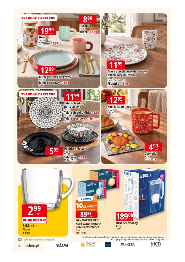 Gazetka E-leclerc 06/10/2026 – 17/10/2026 - gazetki promocyjne str. 16