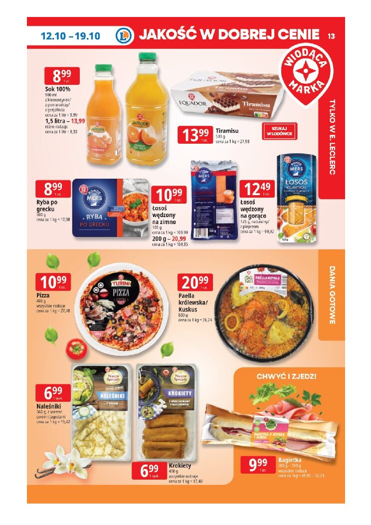 Gazetka E-leclerc 12/10/2026 – 19/10/2026 - gazetki promocyjne str. 13