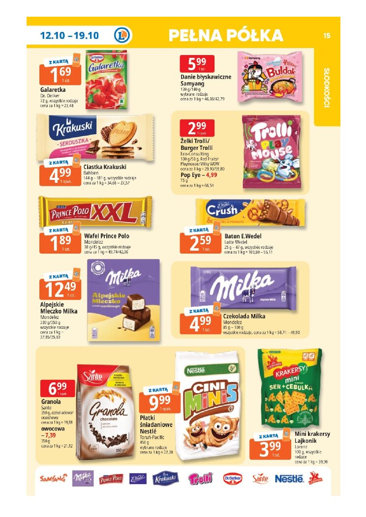 Gazetka E-leclerc 12/10/2026 – 19/10/2026 - gazetki promocyjne str. 15