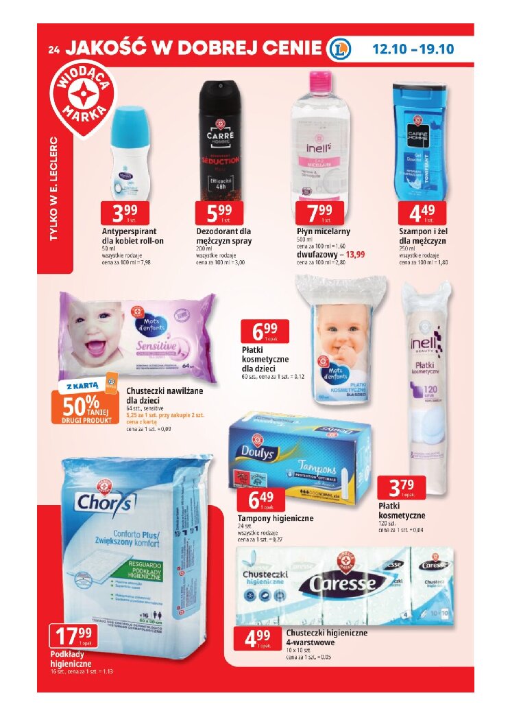 Gazetka E-leclerc 12/10/2026 – 19/10/2026 - gazetki promocyjne str. 24