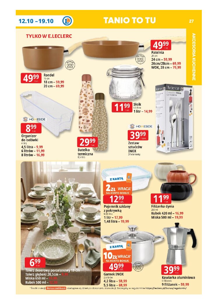 Gazetka E-leclerc 12/10/2026 – 19/10/2026 - gazetki promocyjne str. 27