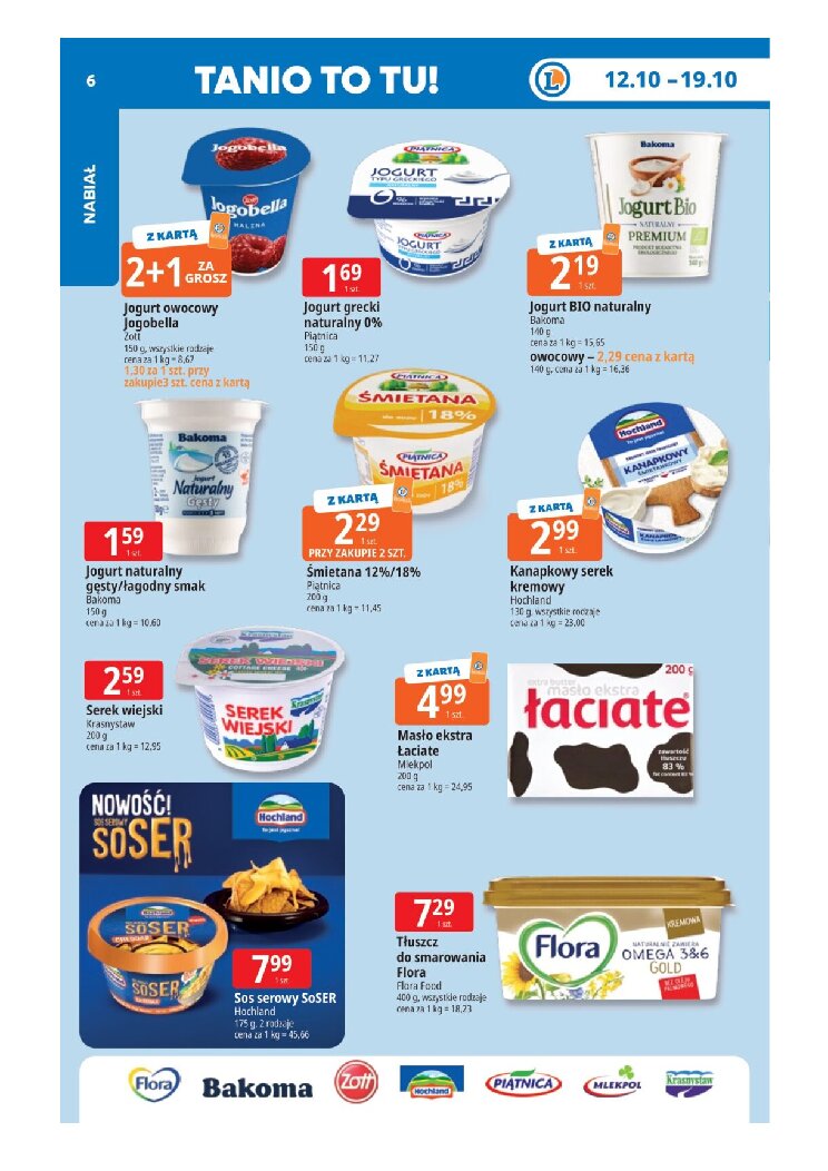 Gazetki promocyjne – nabiał - gazetki promocyjne str. 48