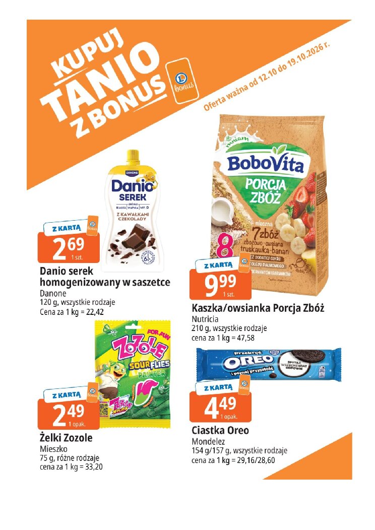 Gazetka E-leclerc 12/10/2026 – 19/10/2026 - gazetki promocyjne str. 1