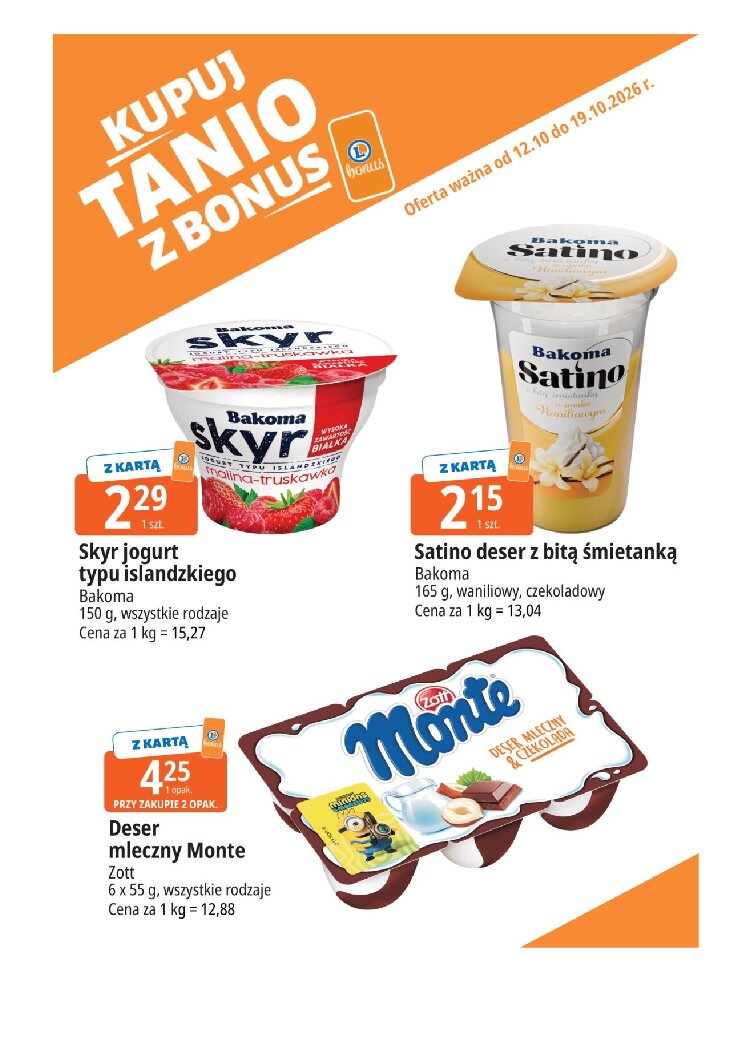 Gazetki promocyjne – nabiał - gazetki promocyjne str. 45