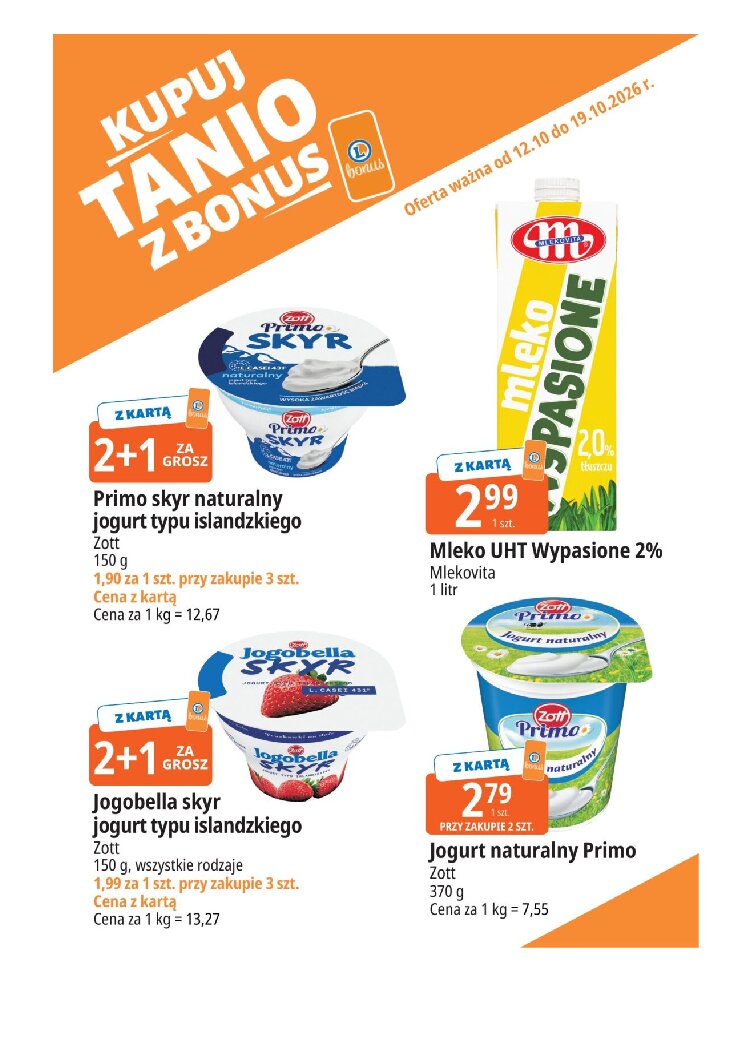 Gazetki promocyjne – nabiał - gazetki promocyjne str. 46