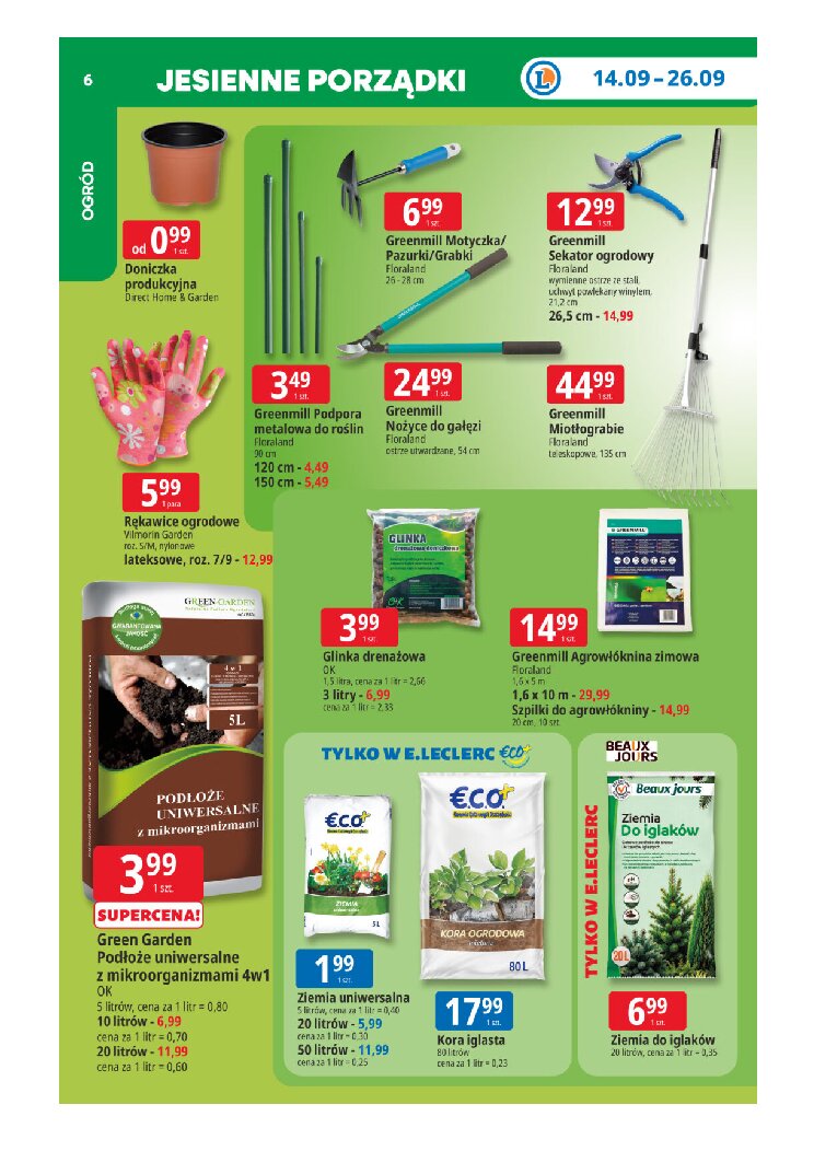 Gazetka E-leclerc 14/09/2026 – 21/09/2026 - gazetki promocyjne str. 6