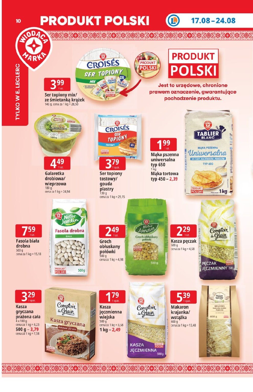 Gazetka E-leclerc 17/08/2026 – 24/08/2026 - gazetki promocyjne str. 10