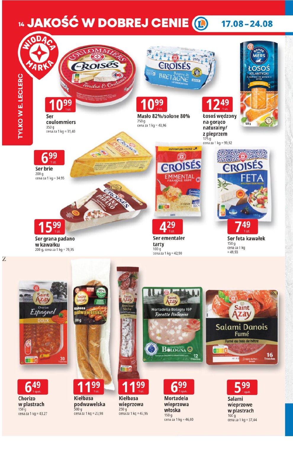 Gazetka E-leclerc 17/08/2026 – 24/08/2026 - gazetki promocyjne str. 14