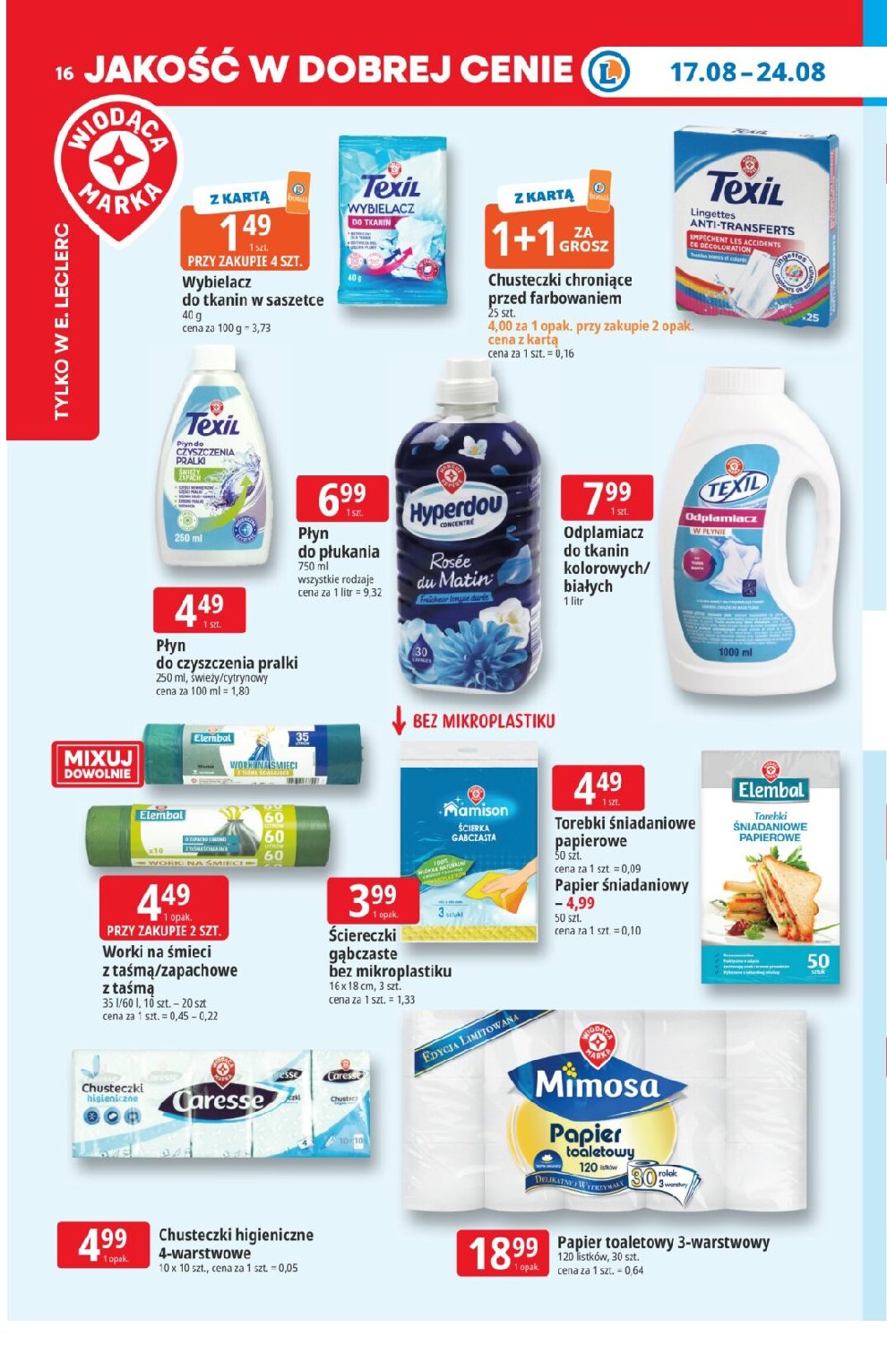 Gazetka E-leclerc 17/08/2026 – 24/08/2026 - gazetki promocyjne str. 16