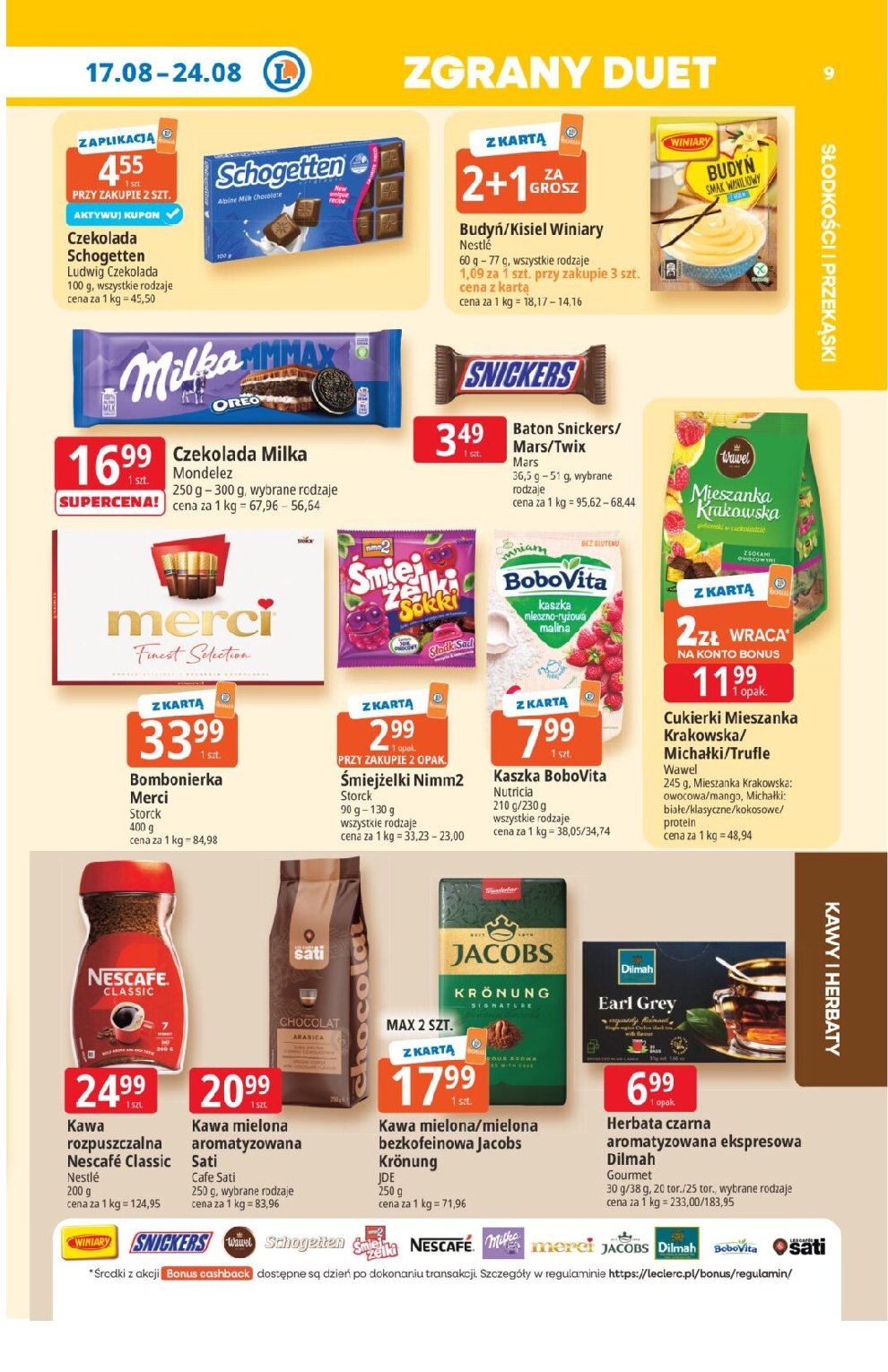 Gazetka E-leclerc 17/08/2026 – 24/08/2026 - gazetki promocyjne str. 9
