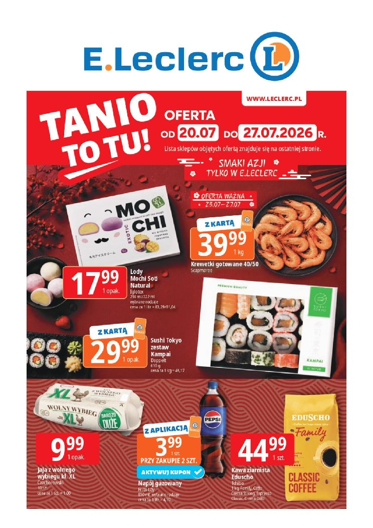 Gazetka E-leclerc 20/07/2026 – 27/07/2026