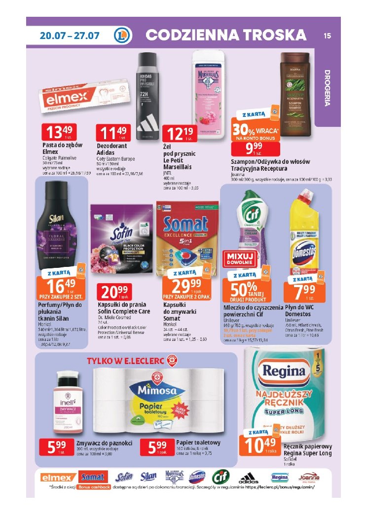Gazetka E-leclerc 20/07/2026 – 27/07/2026 - gazetki promocyjne str. 14