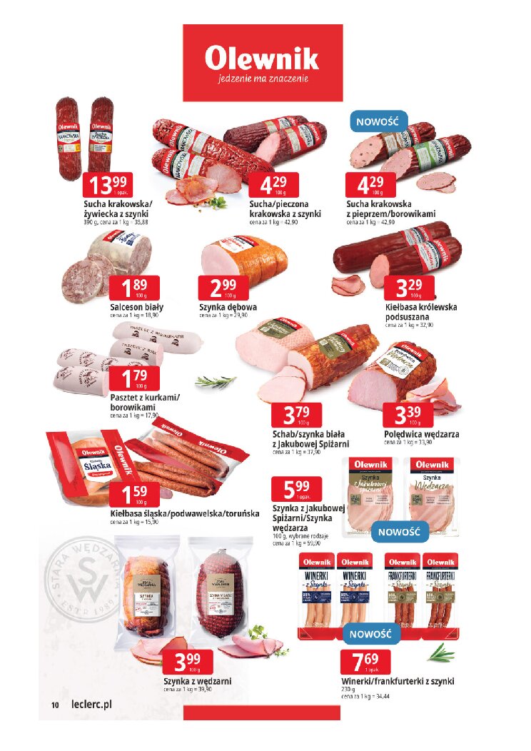 Gazetka E-leclerc 22/09/2026 – 03/10/2026 - gazetki promocyjne str. 10