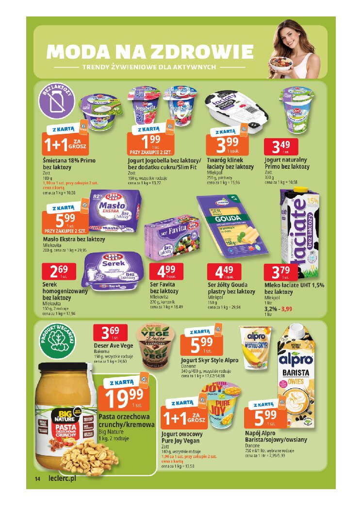 Gazetki promocyjne – jogurty - gazetki promocyjne str. 10