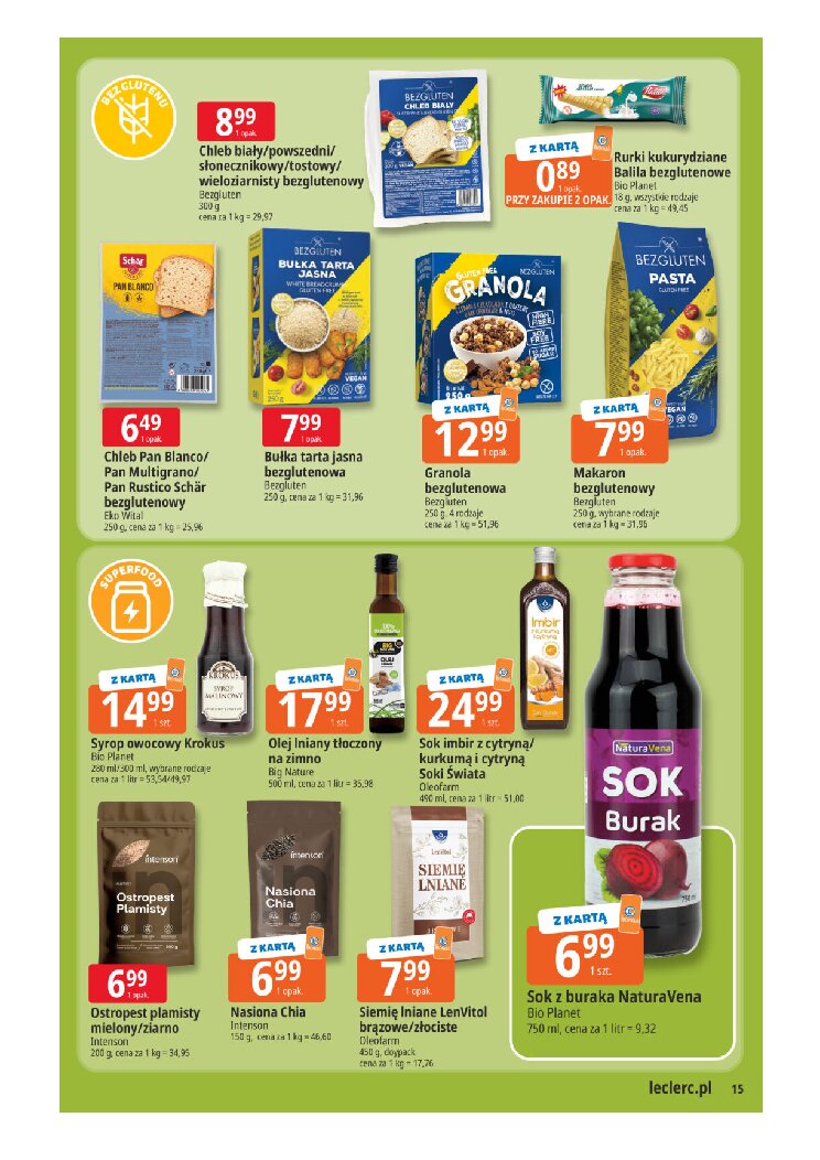 Gazetka E-leclerc 22/09/2026 – 03/10/2026 - gazetki promocyjne str. 15