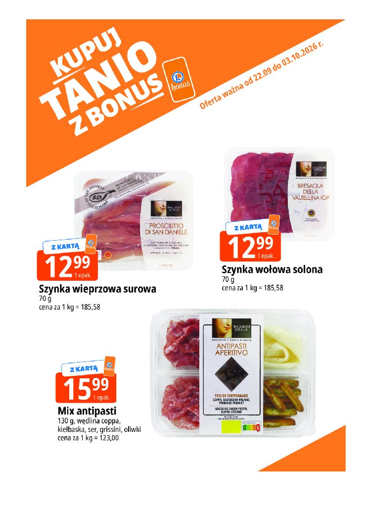 Gazetka E-leclerc 22/09/2026 – 03/10/2026 - gazetki promocyjne str. 1