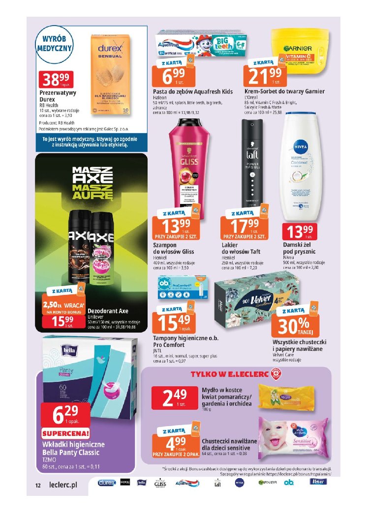 Gazetka E-leclerc 25/08/2026 – 05/09/2026 - gazetki promocyjne str. 12