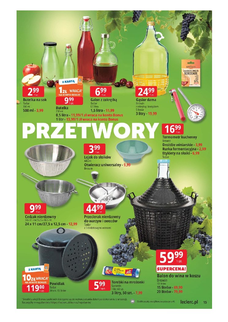 Gazetka E-leclerc 25/08/2026 – 05/09/2026 - gazetki promocyjne str. 15