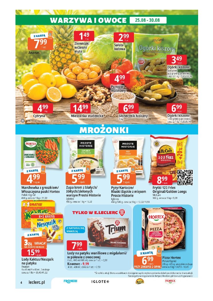 Gazetka E-leclerc 25/08/2026 – 05/09/2026 - gazetki promocyjne str. 4