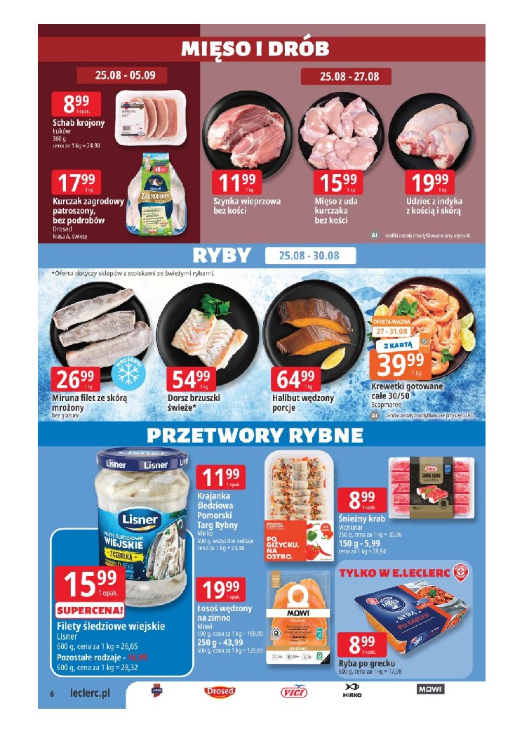Gazetka E-leclerc 25/08/2026 – 05/09/2026 - gazetki promocyjne str. 6