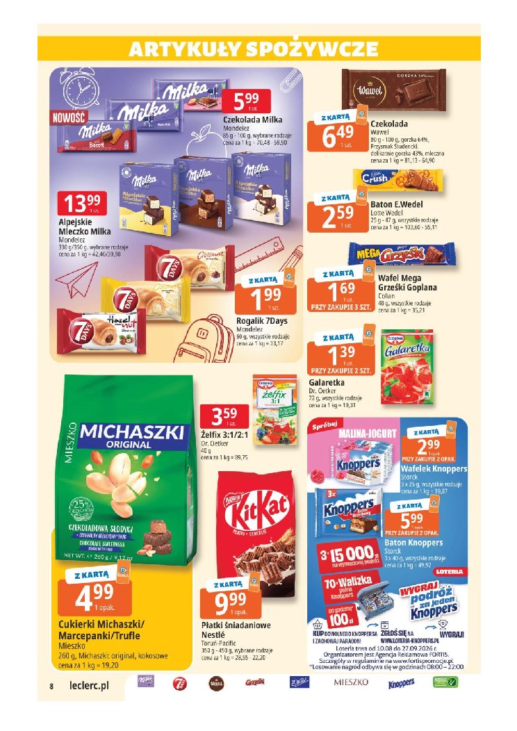 Gazetka E-leclerc 25/08/2026 – 05/09/2026 - gazetki promocyjne str. 8