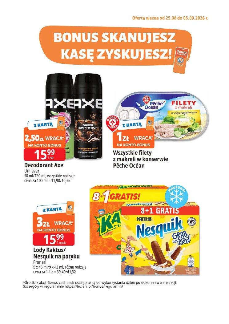 Gazetka E-leclerc 25/08/2026 – 05/09/2026 - gazetki promocyjne str. 2