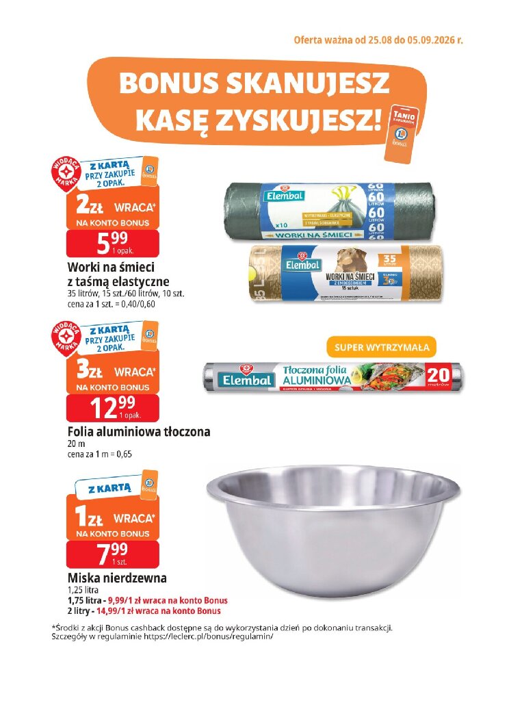 Gazetka E-leclerc 25/08/2026 – 05/09/2026 - gazetki promocyjne str. 4