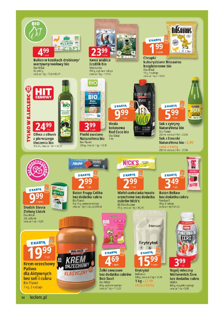 Gazetka E-leclerc 28/07/2026 – 08/08/2026 - gazetki promocyjne str. 14