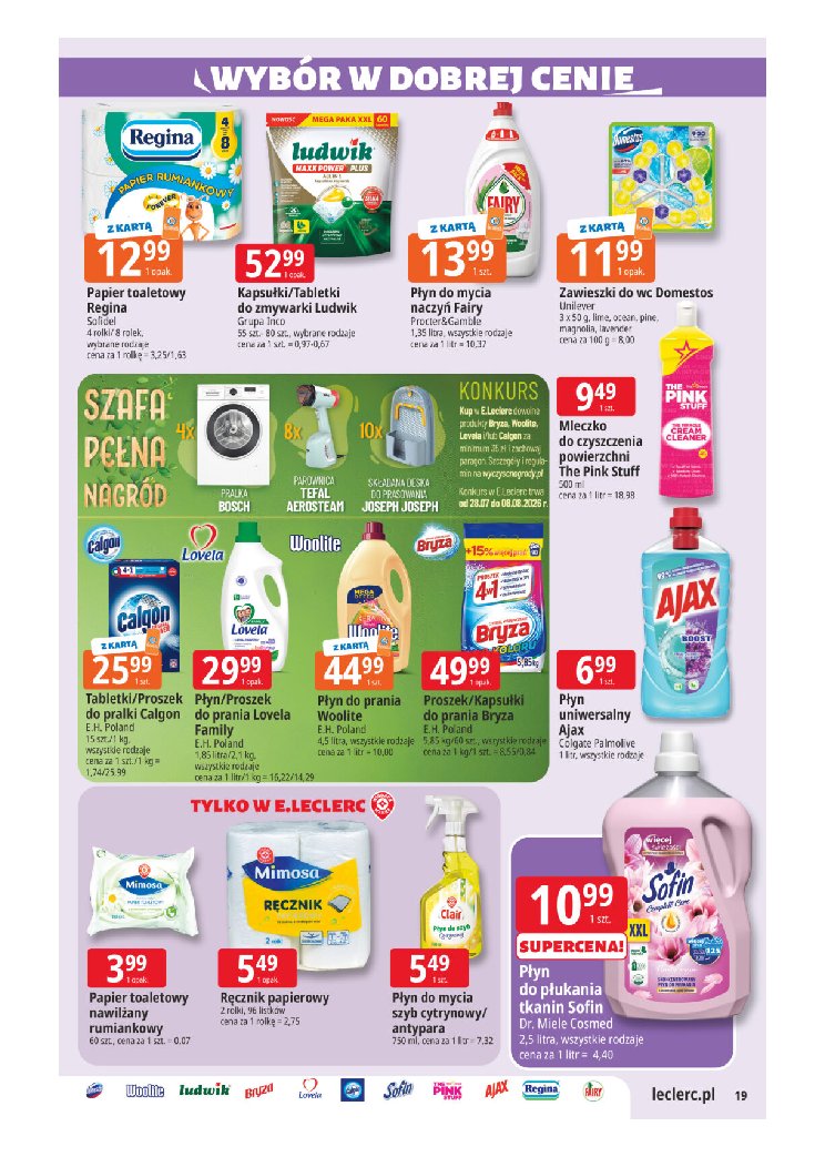Gazetka E-leclerc 28/07/2026 – 08/08/2026 - gazetki promocyjne str. 19