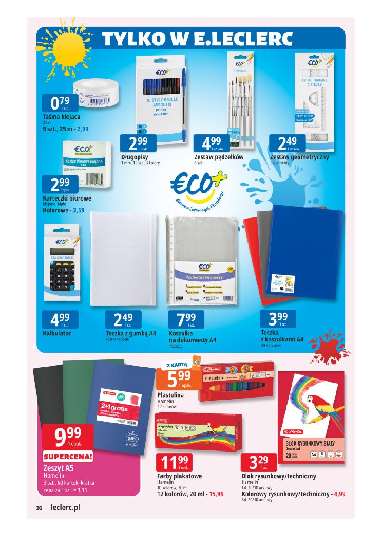 Gazetka E-leclerc 28/07/2026 – 08/08/2026 - gazetki promocyjne str. 26