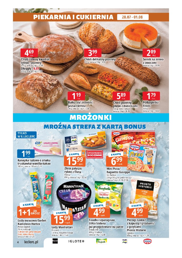 Gazetka E-leclerc 28/07/2026 – 08/08/2026 - gazetki promocyjne str. 4