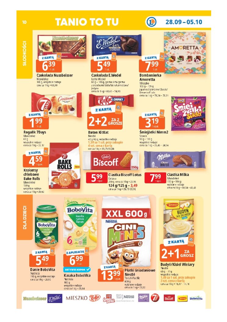 Gazetka E-leclerc 28/09/2026 – 05/10/2026 - gazetki promocyjne str. 10