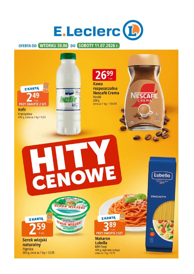 Gazetka E-leclerc 30/06/2026 – 11/07/2026