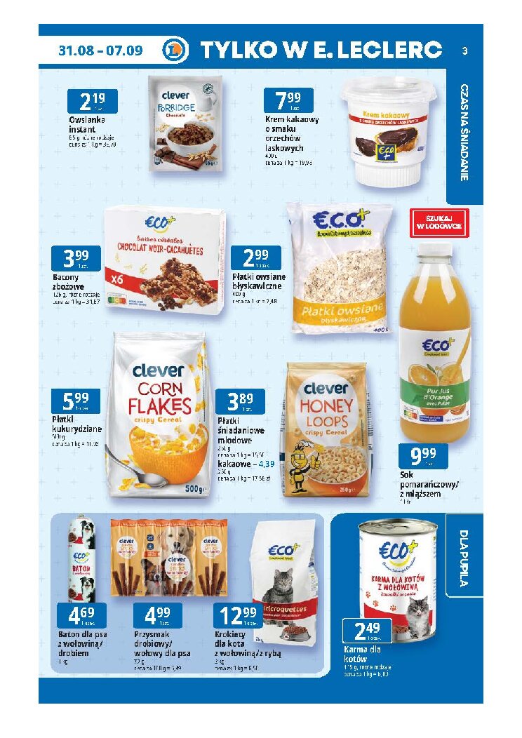 Gazetka E-leclerc 31/08/2026 – 07/09/2026 - gazetki promocyjne str. 3