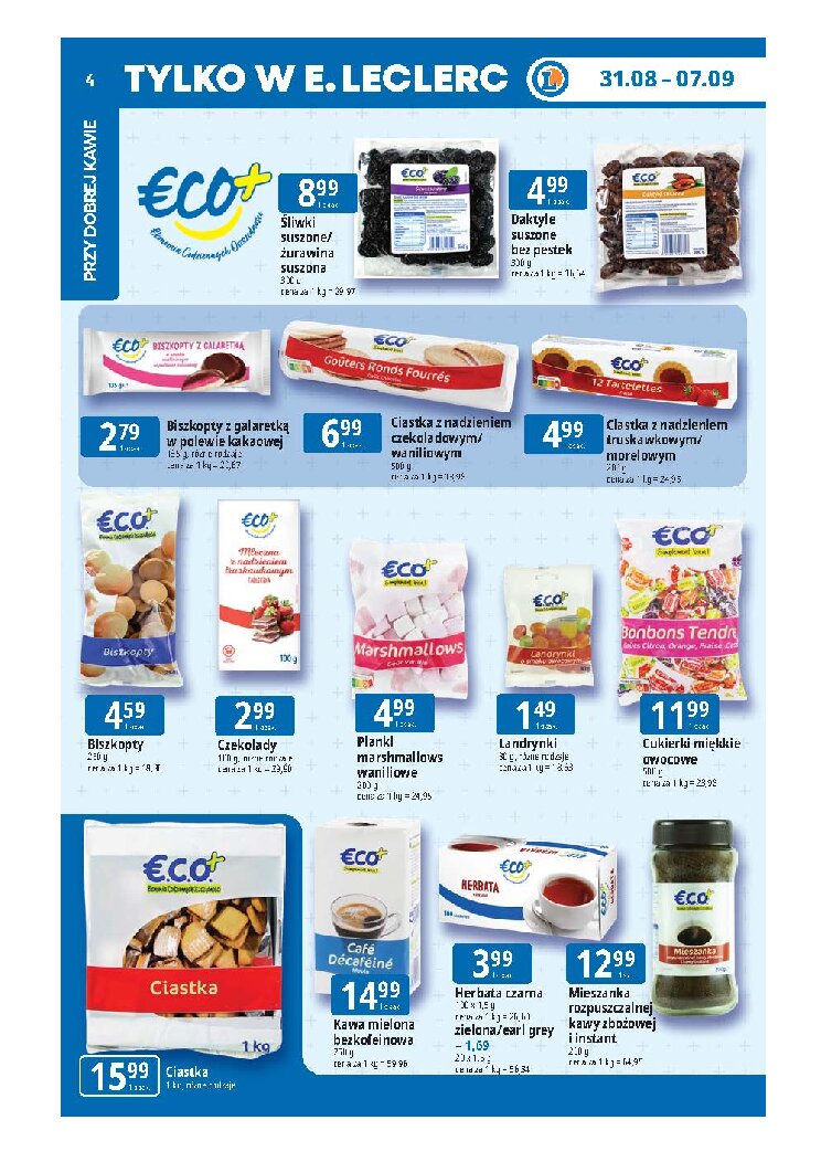 Gazetka E-leclerc 31/08/2026 – 07/09/2026 - gazetki promocyjne str. 4