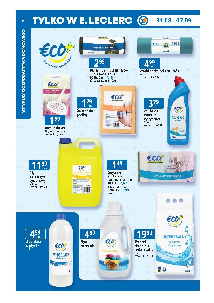Gazetka E-leclerc 31/08/2026 – 07/09/2026 - gazetki promocyjne str. 6
